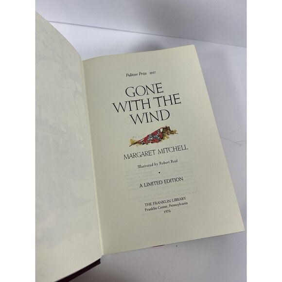 Gone With the Wind, Margaret Mitchell, Franklin Library, Limited Edition, 1976 - Picture 7 of 7